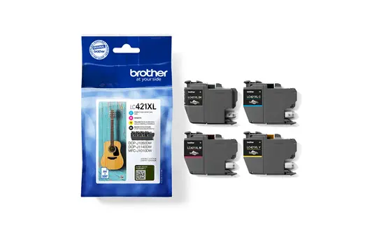 Brother LC-421XLVAL Value Pack 4x 500 pag. (Origineel) - Afbeelding 3