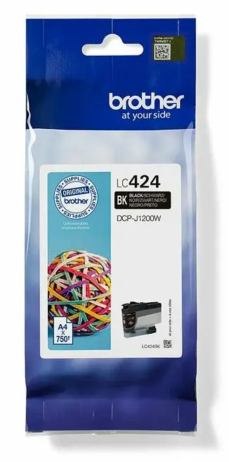 Brother LC-424BK Zwart 750 pagina's (Origineel)