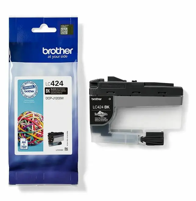 Brother LC-424BK Zwart 750 pagina's (Origineel) - Afbeelding 3