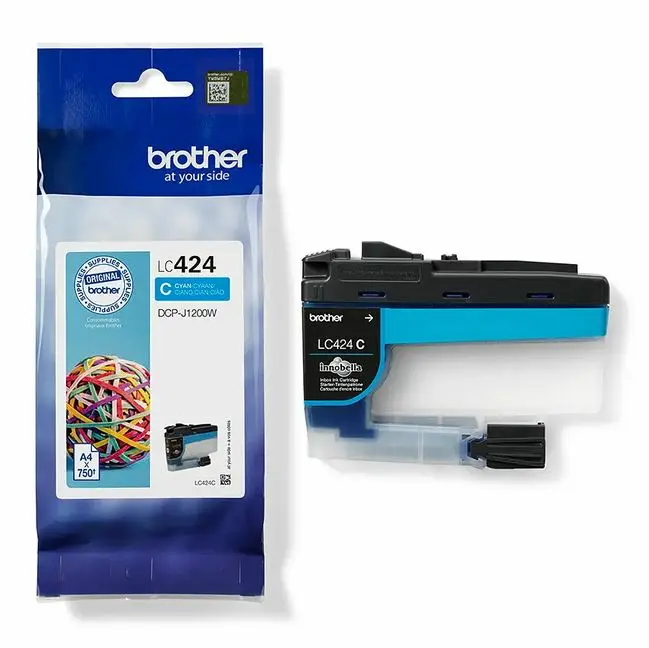 Brother LC-424C Cyaan 750 pagina's (Origineel) - Afbeelding 2