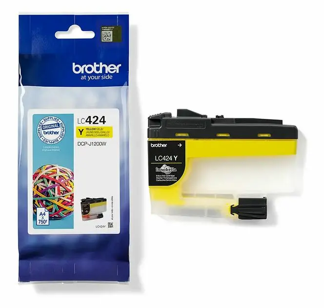 Brother LC-424Y Geel 750 pagina's (Origineel) - Afbeelding 3