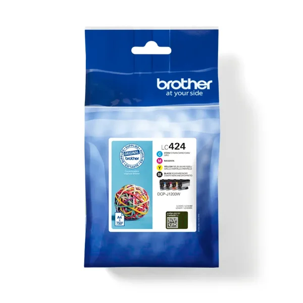 Brother LC-424VAL Value Pack 4x 750 pagina´s(Origineel)