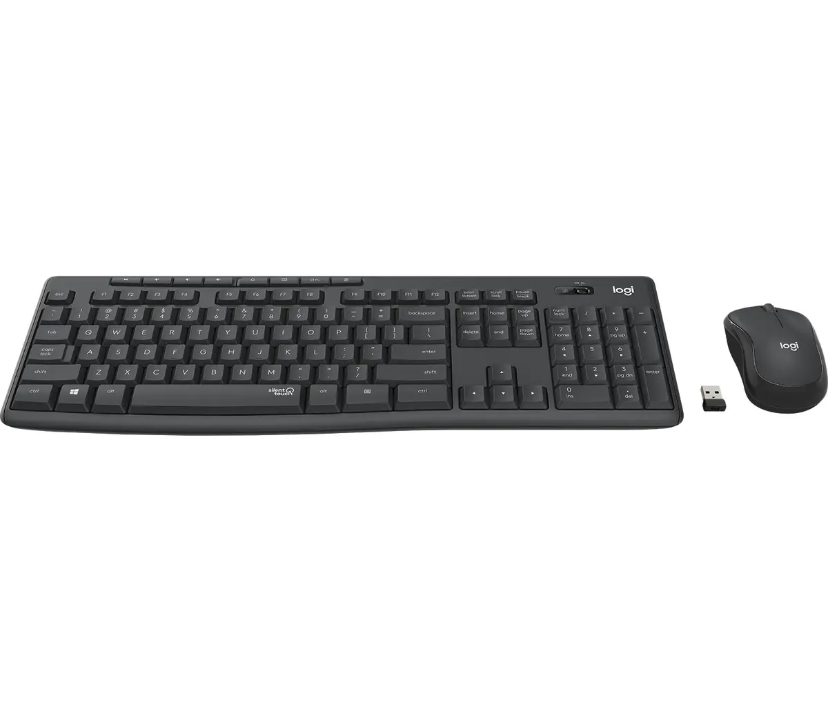 DT Logitech MK295 Silent Graphite Wireless Retail - Afbeelding 2