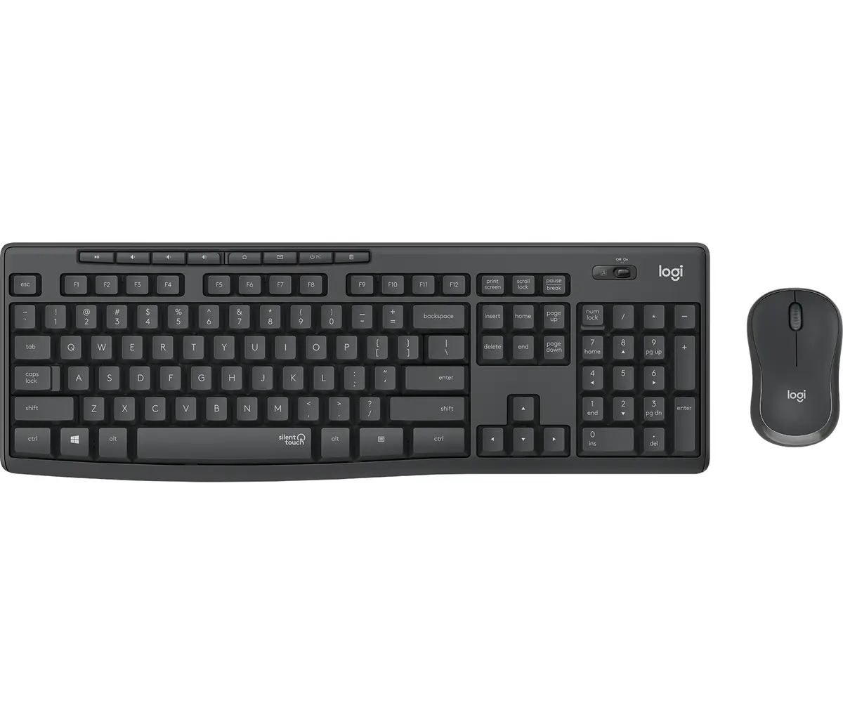 DT Logitech MK295 Silent Graphite Wireless Retail - Afbeelding 3
