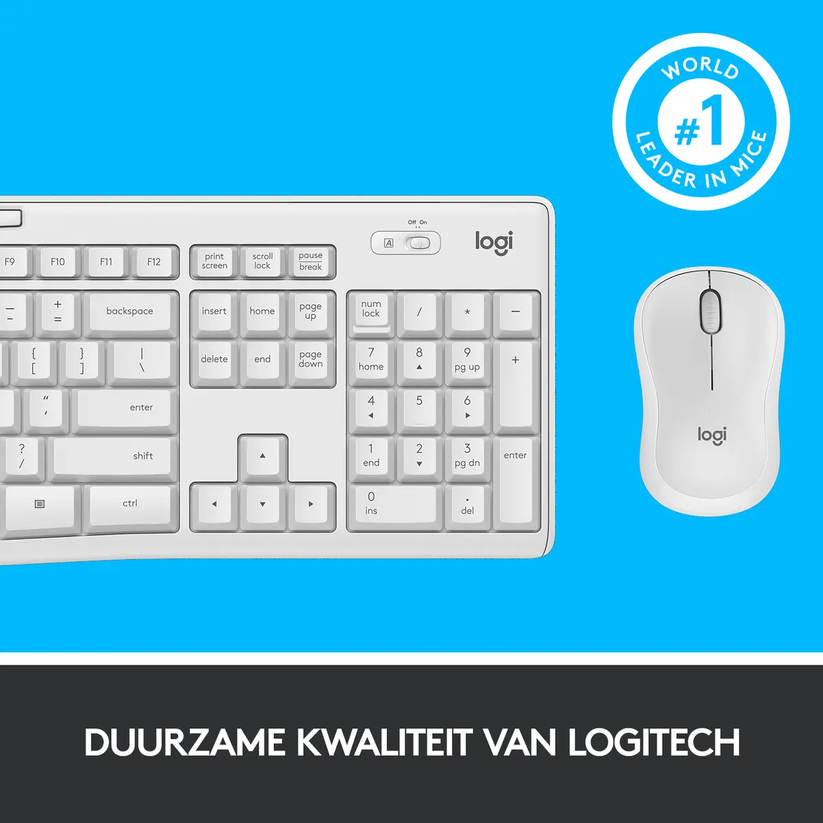DT Logitech MK295 Silent Wit Wireless Retail - Afbeelding 13