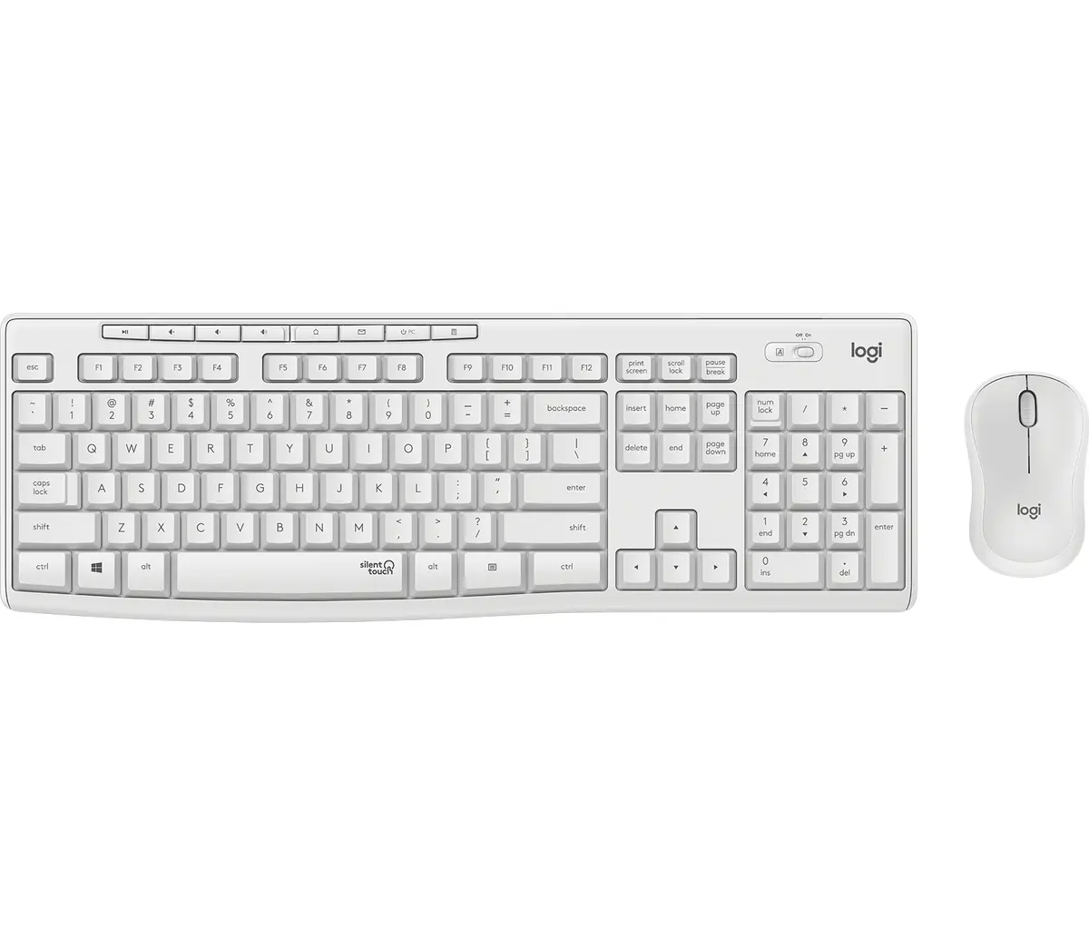 DT Logitech MK295 Silent Wit Wireless Retail - Afbeelding 3