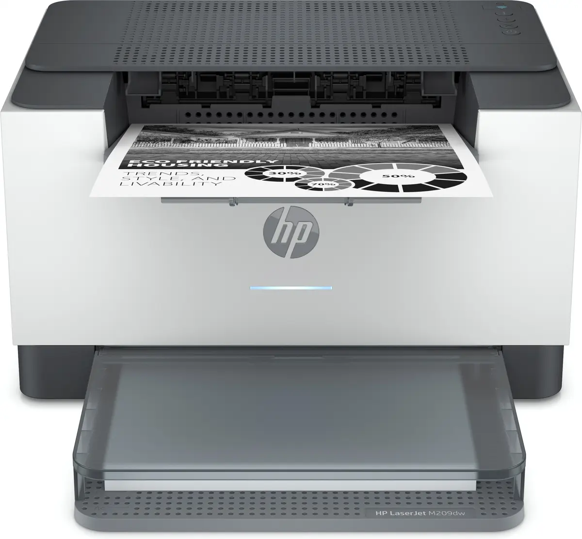 HP LaserJet M209dw MONO / WLAN / LAN / Wit-Zwart
