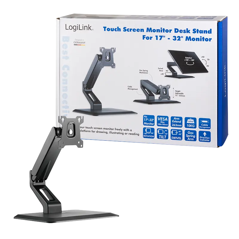 Desk Stand Single LogiLink 17"-32"<10kg - Afbeelding 10