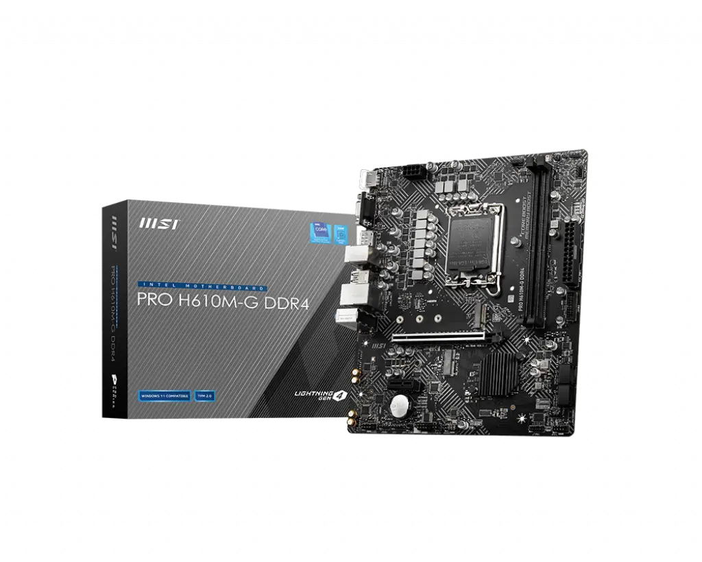 MSI 1700 H610M-G DDR4 PRO - DDR4/M.2/DP/HDMI/VGA/µATX