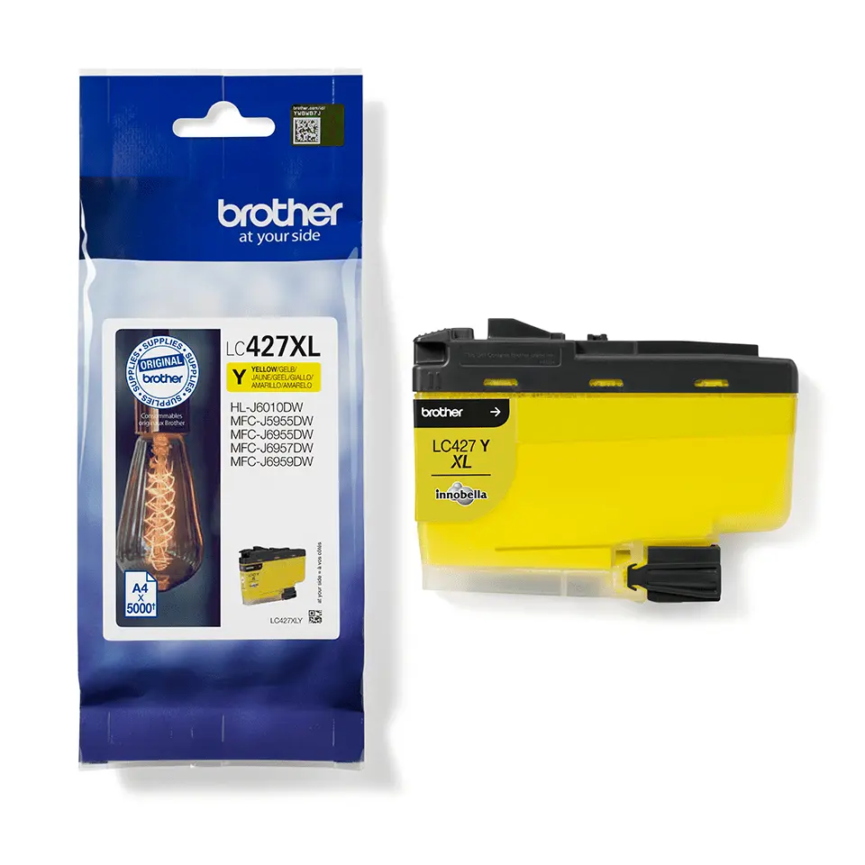 Brother LC-427XLY Geel 5.000 pagina's (Origineel) - Afbeelding 2