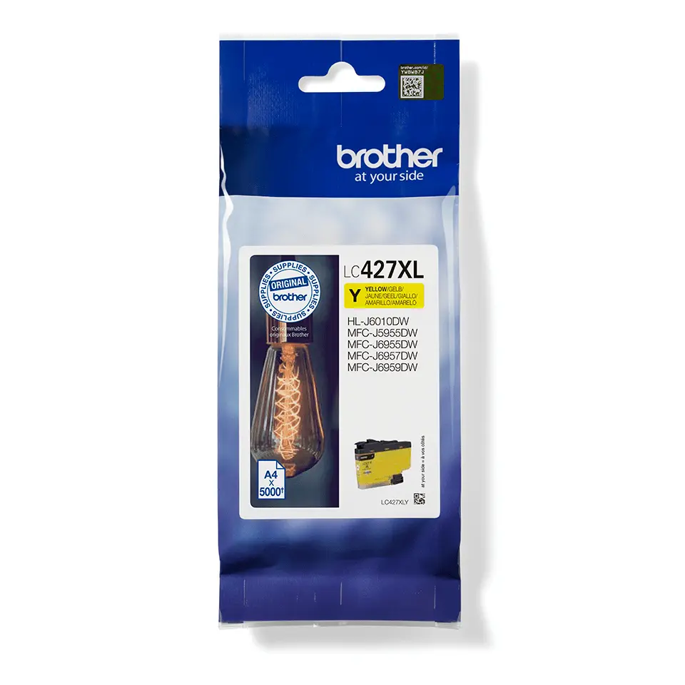 Brother LC-427XLY Geel 5.000 pagina's (Origineel) - Afbeelding 4
