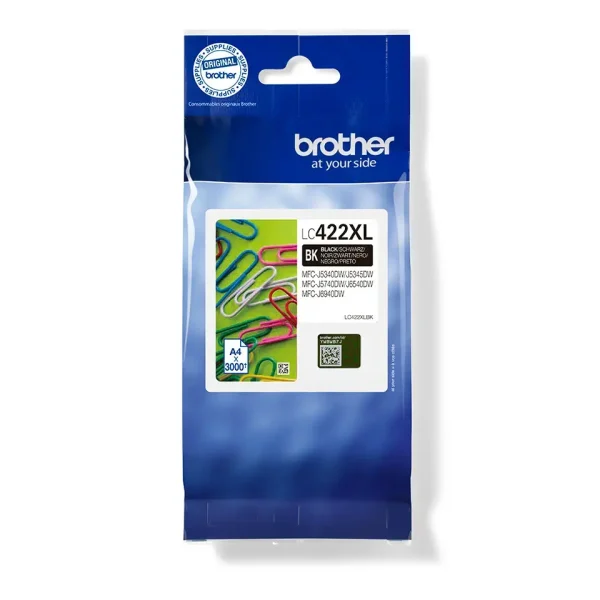 Brother LC-422XLBK Zwart 3.000 pagina's (Origineel)