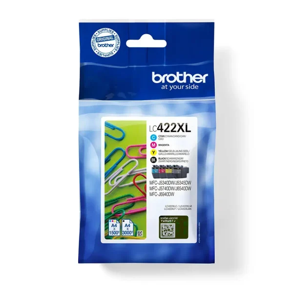 Brother LC-422XL Value Pack 3.000/1.500 pag. (Origineel)