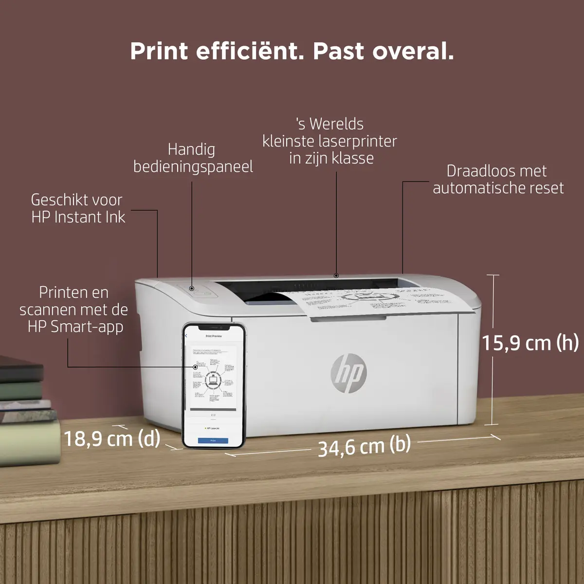 HP LaserJet M110w MONO / WLAN/ Wit - Afbeelding 17