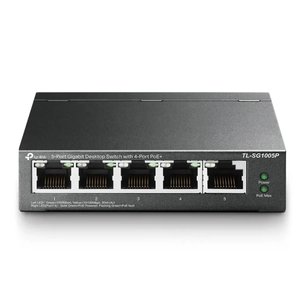 5Port 1Gbps Easy Smart 4xPoE+ 56W TP-Link.