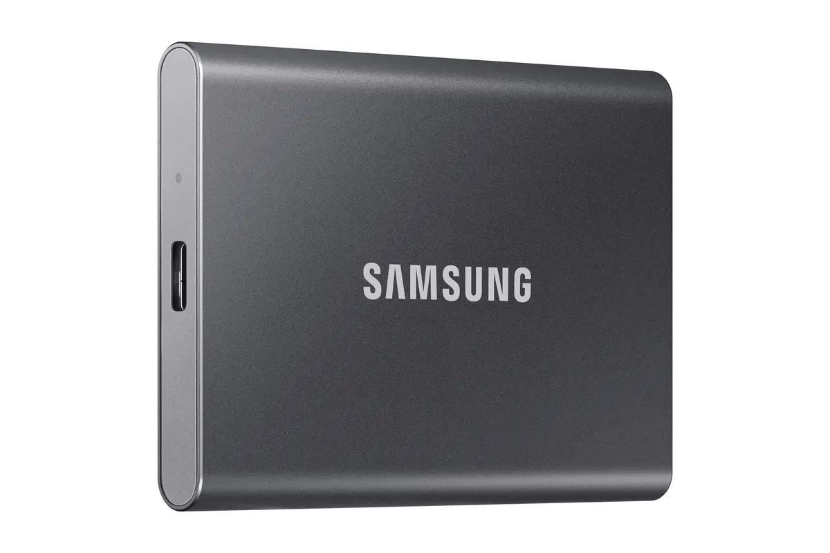 1TB Samsung T7 NVMe/Grijs/USB-C/1050/1000 - Afbeelding 2