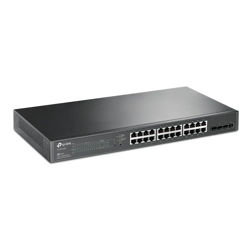 28Port 1Gbps Omada 24xPoE+ 4xSFP 250W TP-Link. - Afbeelding 2