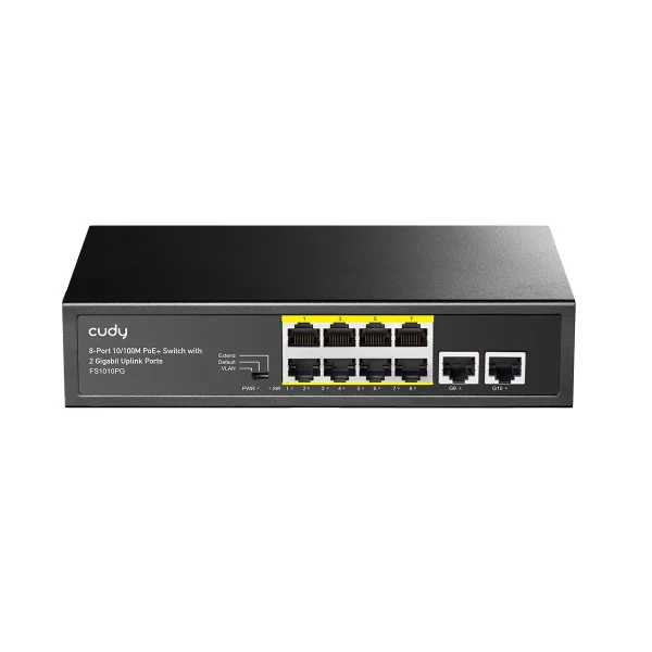 8Port 100Mbps 8xPoE+ 120W /2xUp 1Gbps Cudy