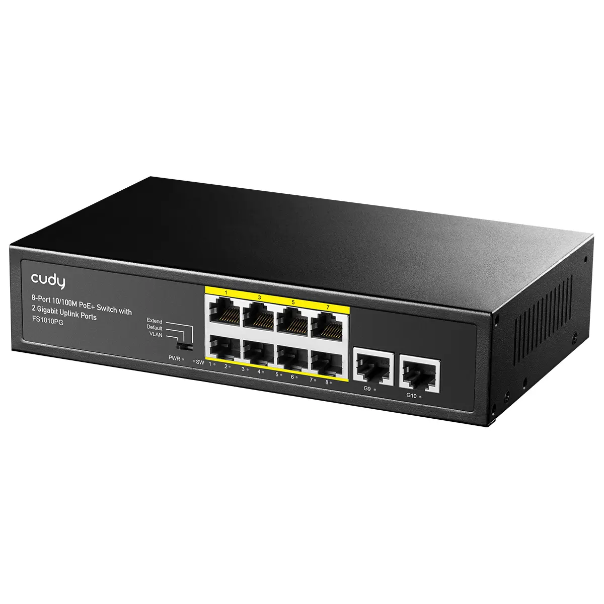 8Port 100Mbps 8xPoE+ 120W /2xUp 1Gbps Cudy - Afbeelding 2