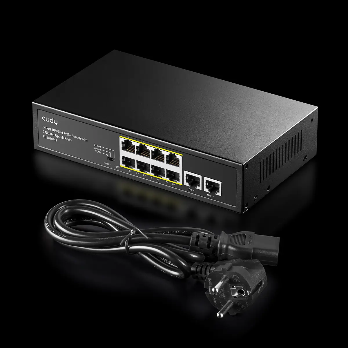 8Port 100Mbps 8xPoE+ 120W /2xUp 1Gbps Cudy - Afbeelding 4