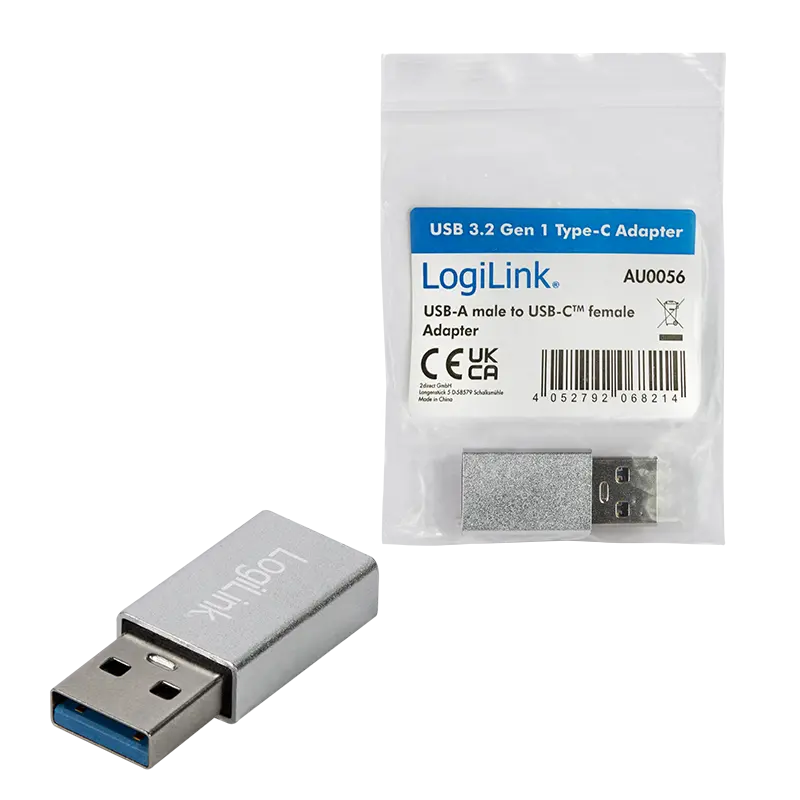 Adapter USB-A 3.2 (M) --> USB-C (F) LogiLink - Afbeelding 5