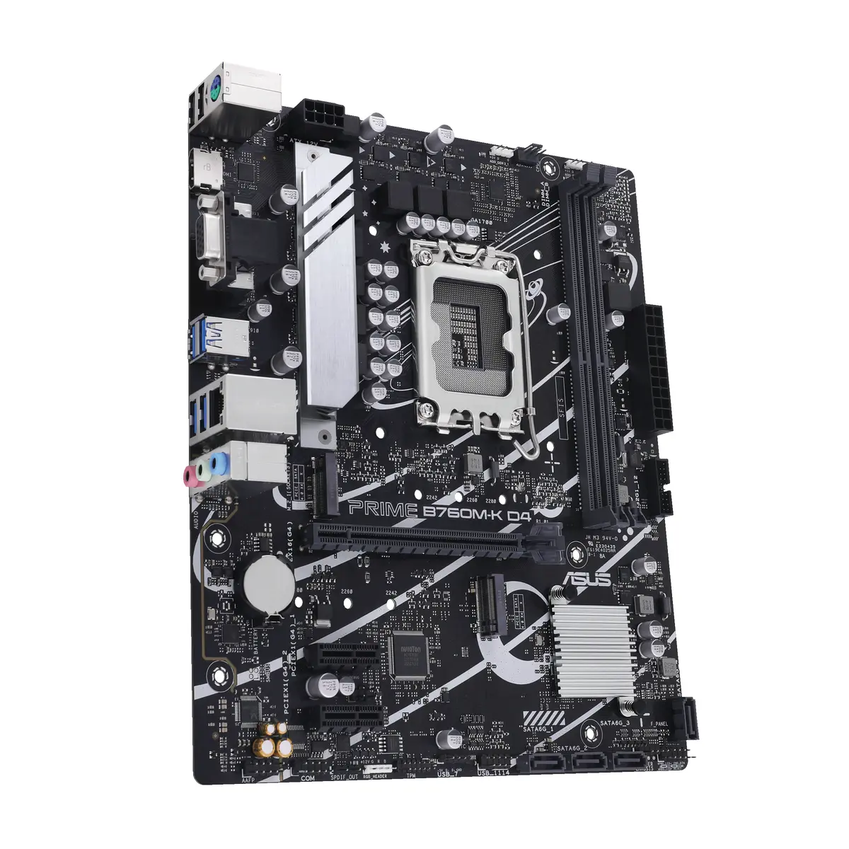 ASUS 1700 B760M-K D4 PRIME - DDR4/2xM.2/HDMI/VGA/µATX - Afbeelding 3