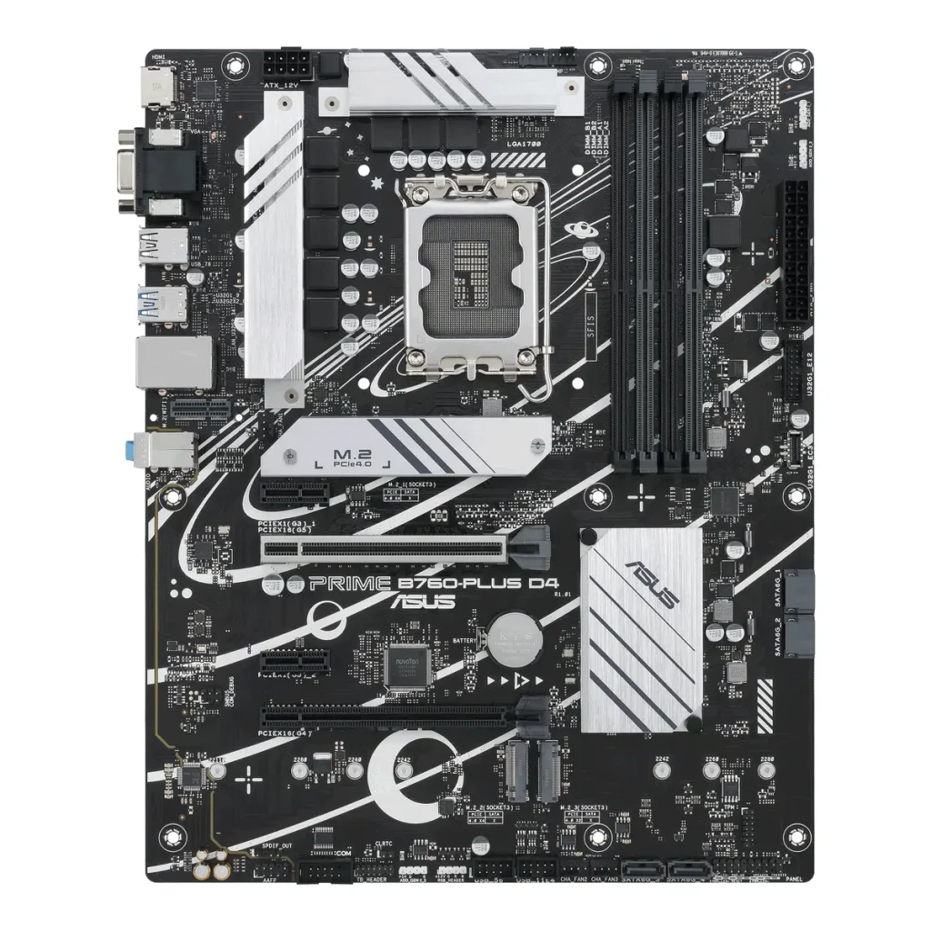 ASUS 1700 B760-PLUS D4 PRIME - DDR4/3xM.2/DP/HDMI/VGA/ATX