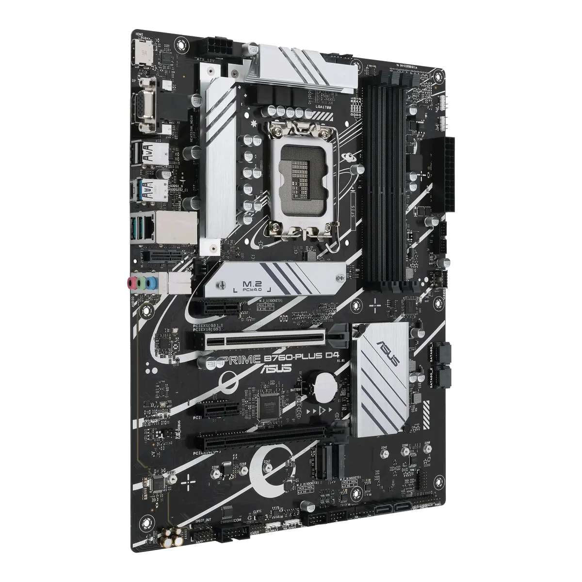 ASUS 1700 B760-PLUS D4 PRIME - DDR4/3xM.2/DP/HDMI/VGA/ATX - Afbeelding 2