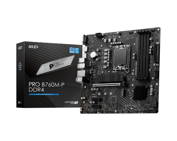 MSI 1700 B760M-P DDR4 PRO - DDR4/2xM.2/DP/HDMI/VGA/µATX