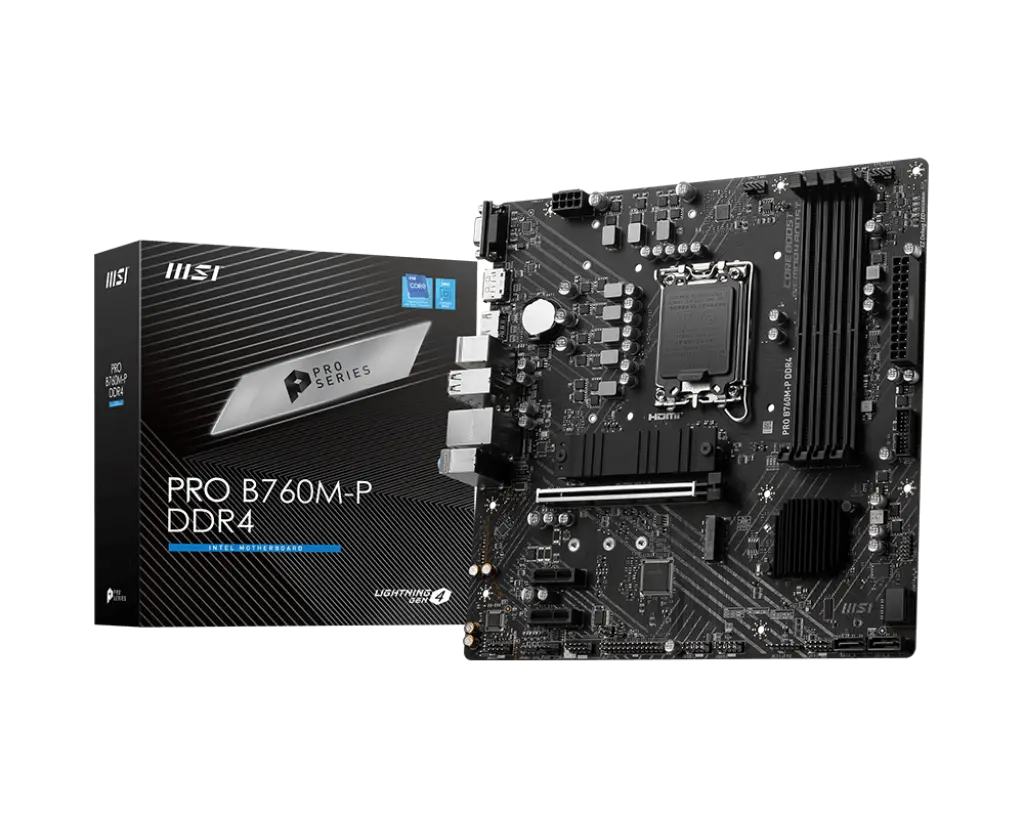 MSI 1700 B760M-P DDR4 PRO - DDR4/2xM.2/DP/HDMI/VGA/µATX