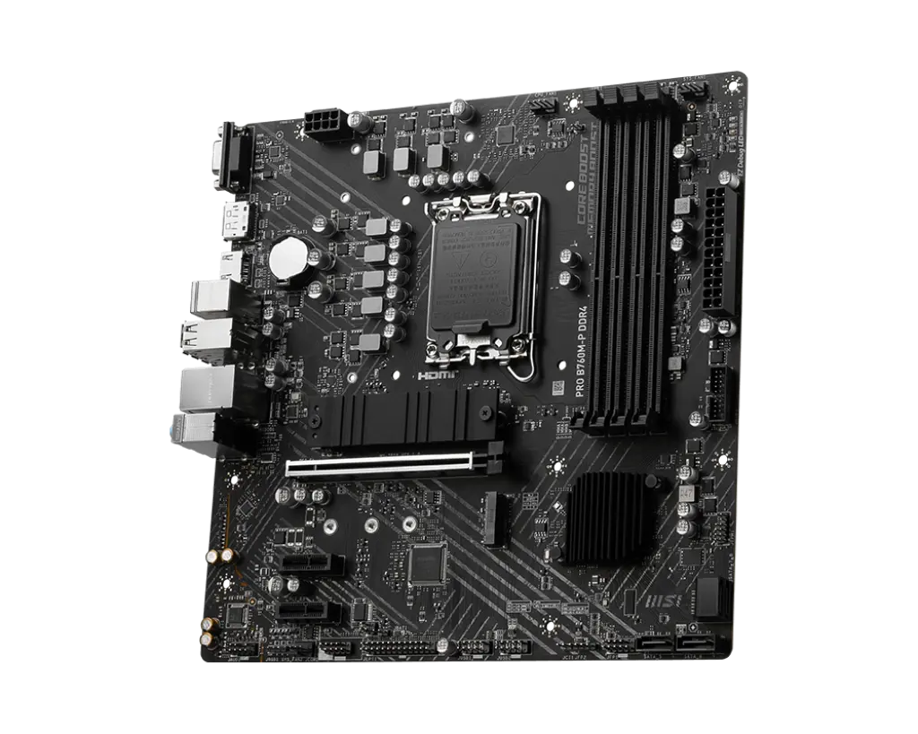 MSI 1700 B760M-P DDR4 PRO - DDR4/2xM.2/DP/HDMI/VGA/µATX - Afbeelding 3