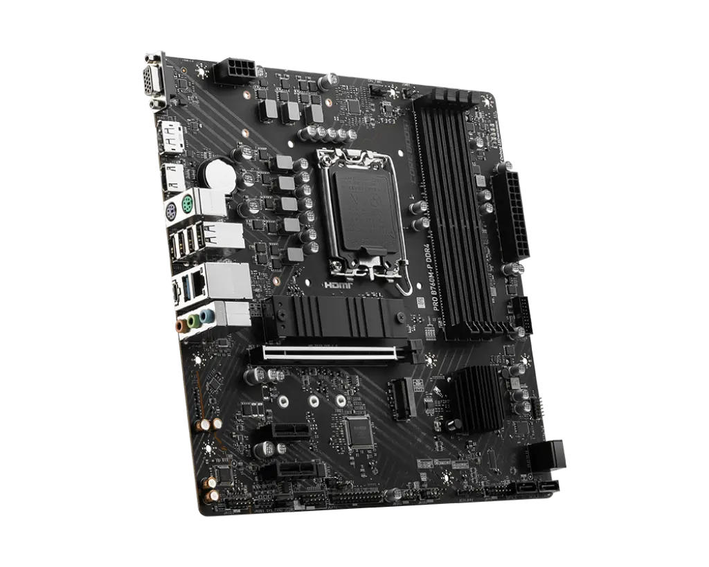 MSI 1700 B760M-P DDR4 PRO - DDR4/2xM.2/DP/HDMI/VGA/µATX - Afbeelding 4