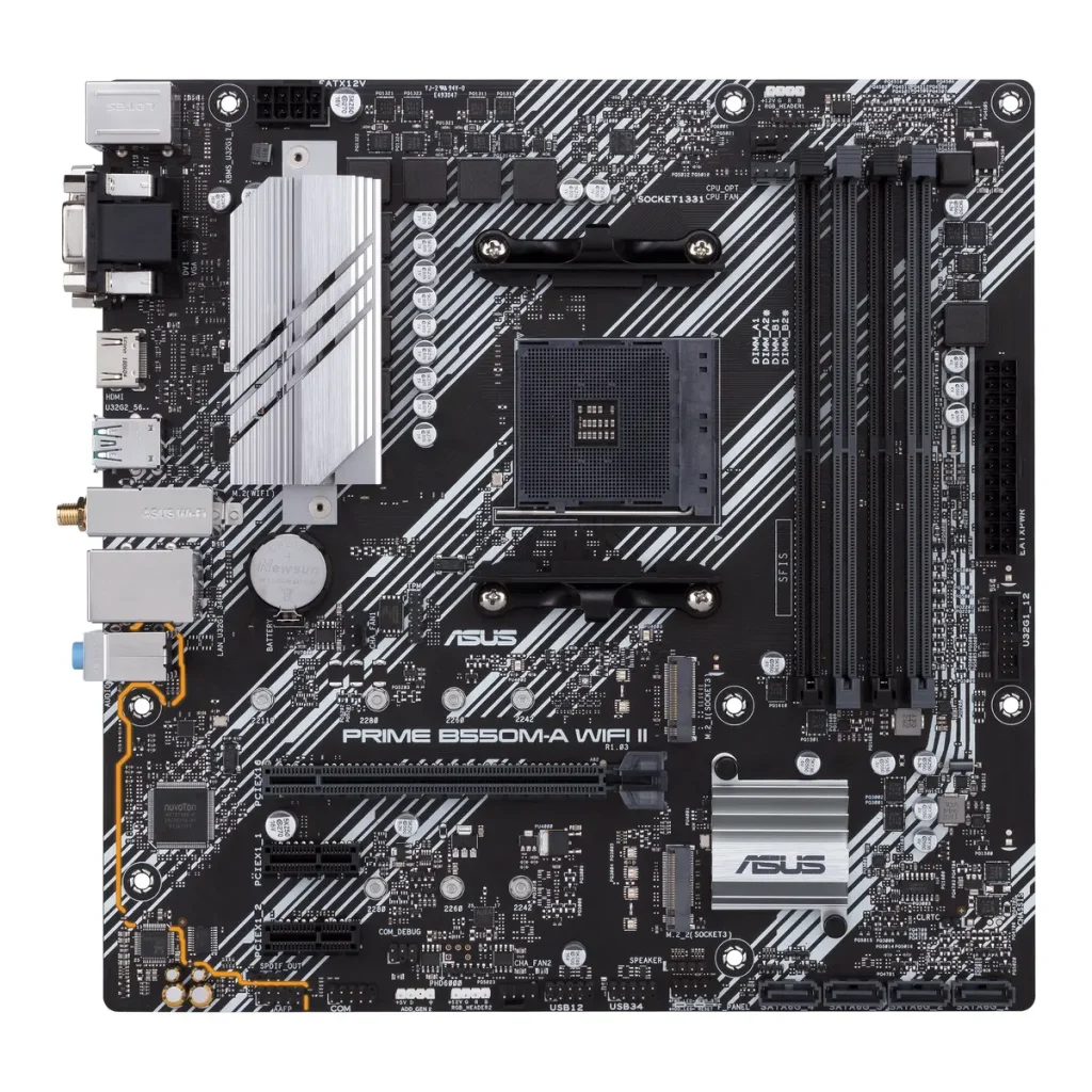ASUS AM4 B550M-A WIFI II PRIME - DDR4/2xM.2/HDMI/DVI/VGA