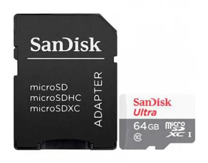 SDXC Card Micro 64GB Sandisk UHS-I U1 Ultra
