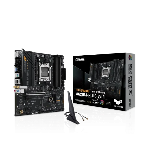 ASUS AM5 A620M-PLUS WIFI TUF GAMING - DDR5/2xM.2/2xDP