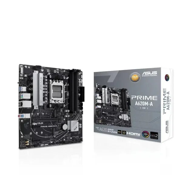 ASUS AM5 A620M-A-CSM PRIME - DDR5/2xM.2/DP/HDMI/VGA/µAT