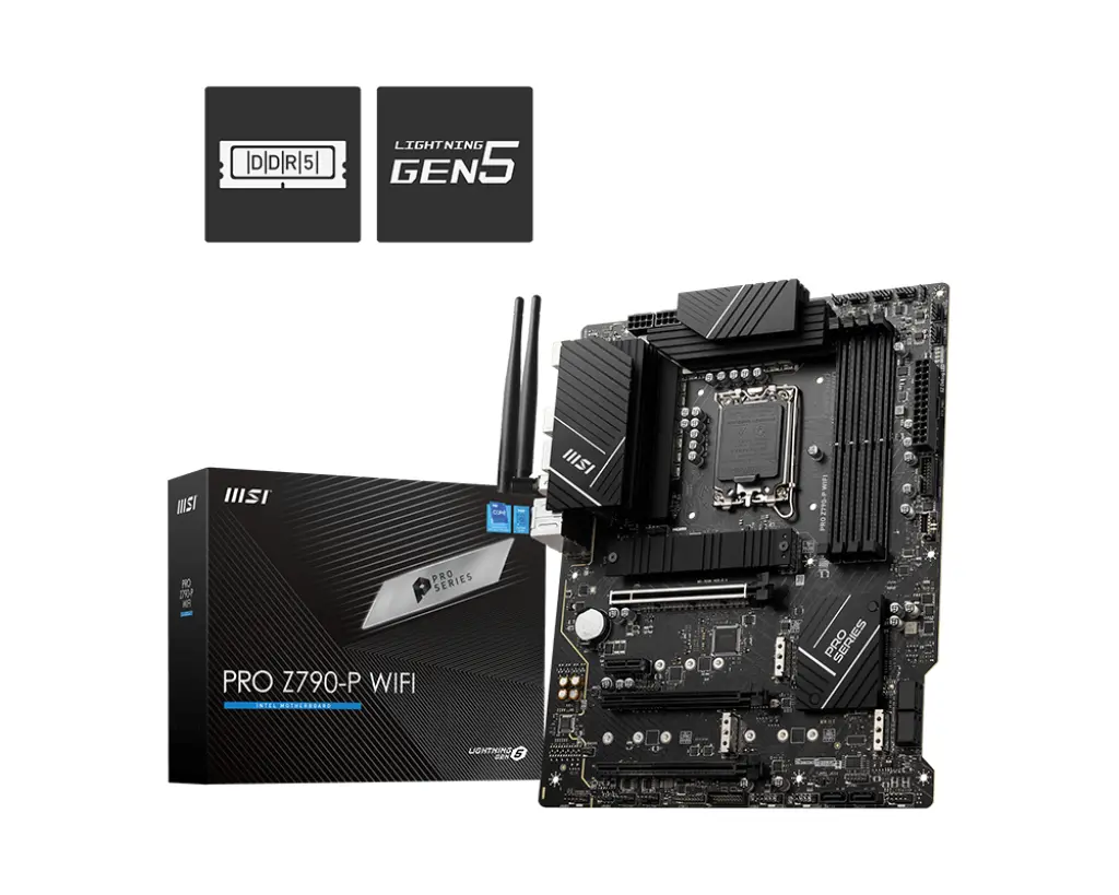 MSI 1700 Z790-P WIFI PRO - DDR5/4xM.2/DP/HDMI/ATX