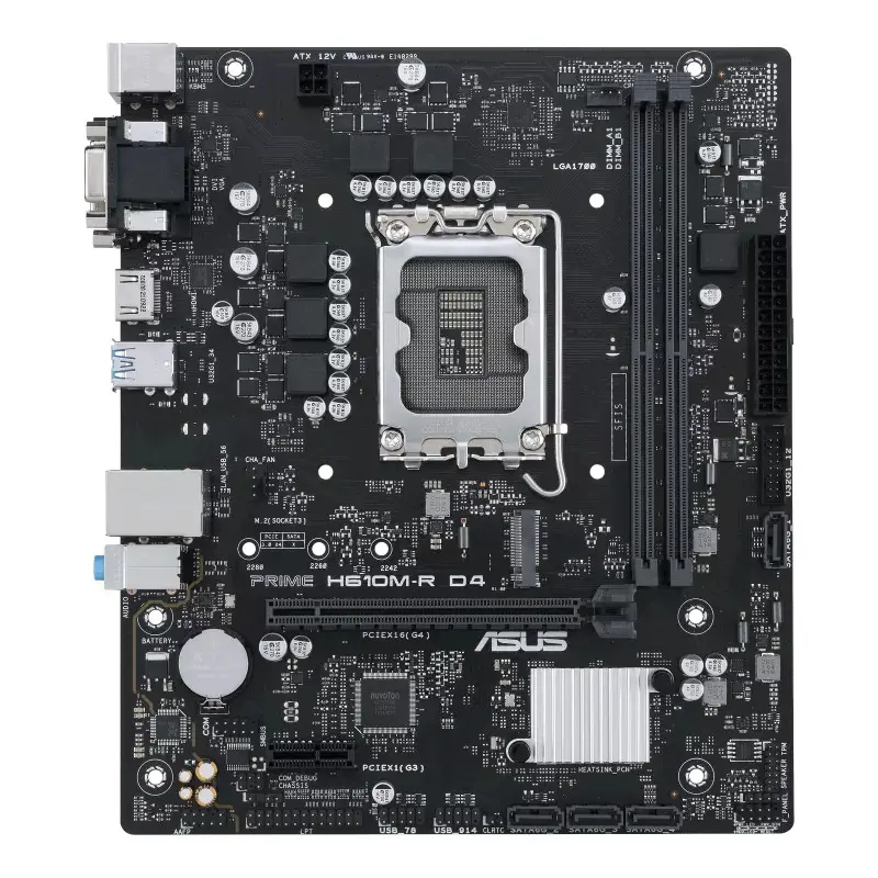 ASUS 1700 H610M-R PRIME White Box - DDR4/M.2/HDMI/DVI/VGA