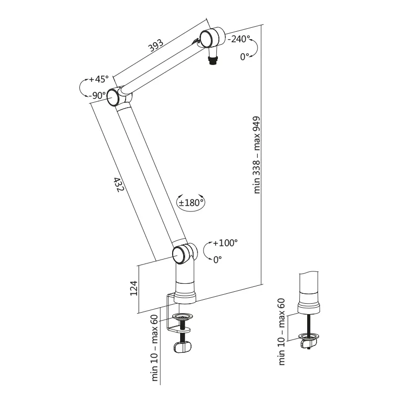 Professionele Microfoonstandaard AA0127 Logilink - Afbeelding 7