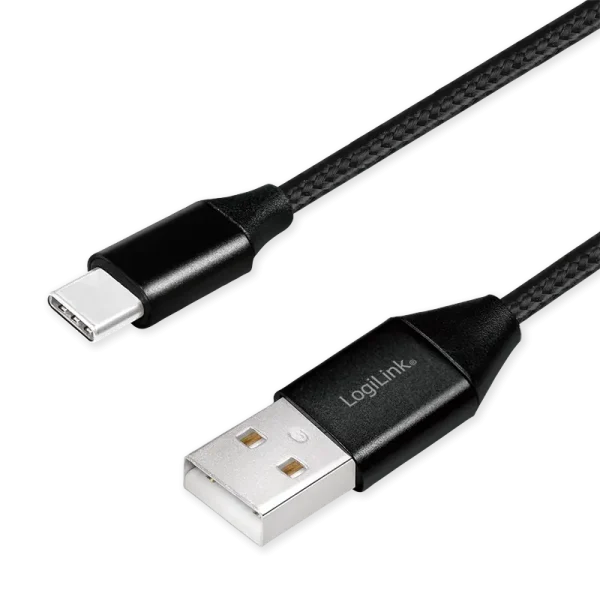 USB-C 2.0 (M) USB-A (M) 0.30m LogiLink Zwart