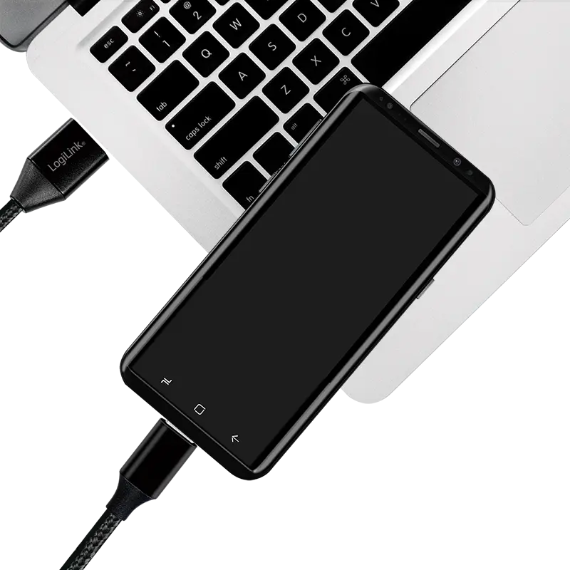USB-C 2.0 (M) USB-A (M) 0.30m LogiLink Zwart - Afbeelding 5