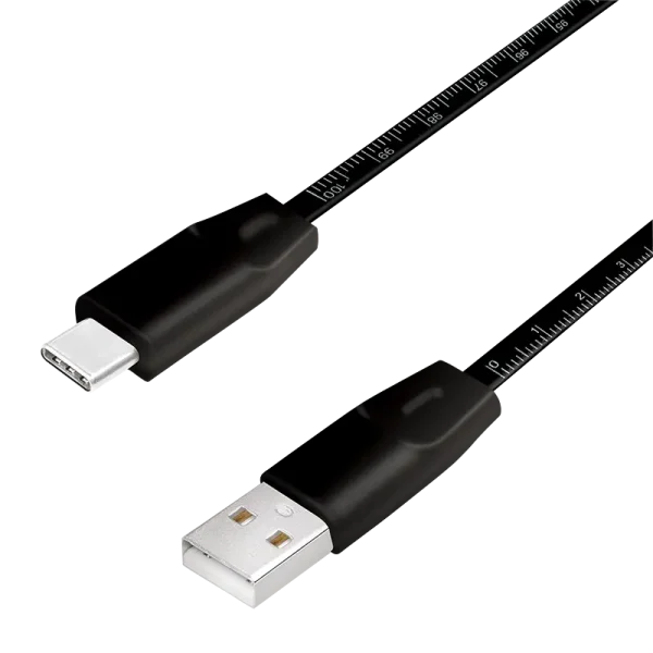 USB-C 2.0 (M)  USB-A (M) 1.00m LogiLink Zwart