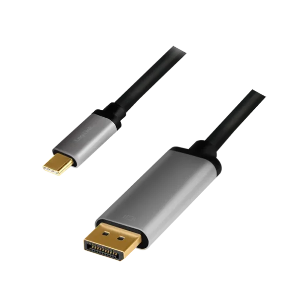 USB-C 3.2 (M) --> DP (M) 1.80m LogiLink 4K