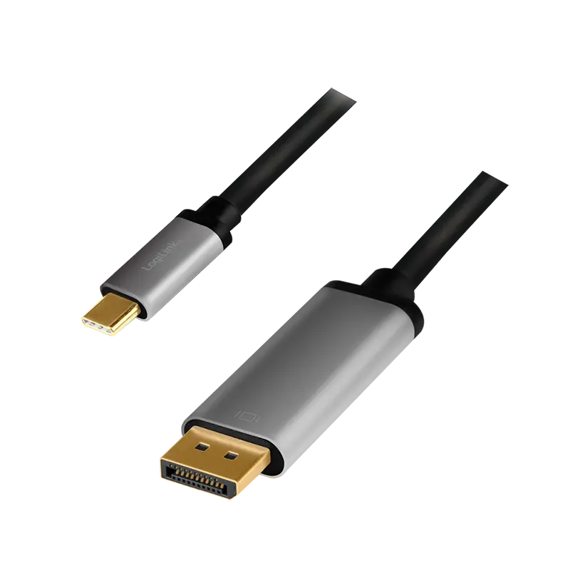 USB-C 3.2 (M) --> DP (M) 1.80m LogiLink 4K