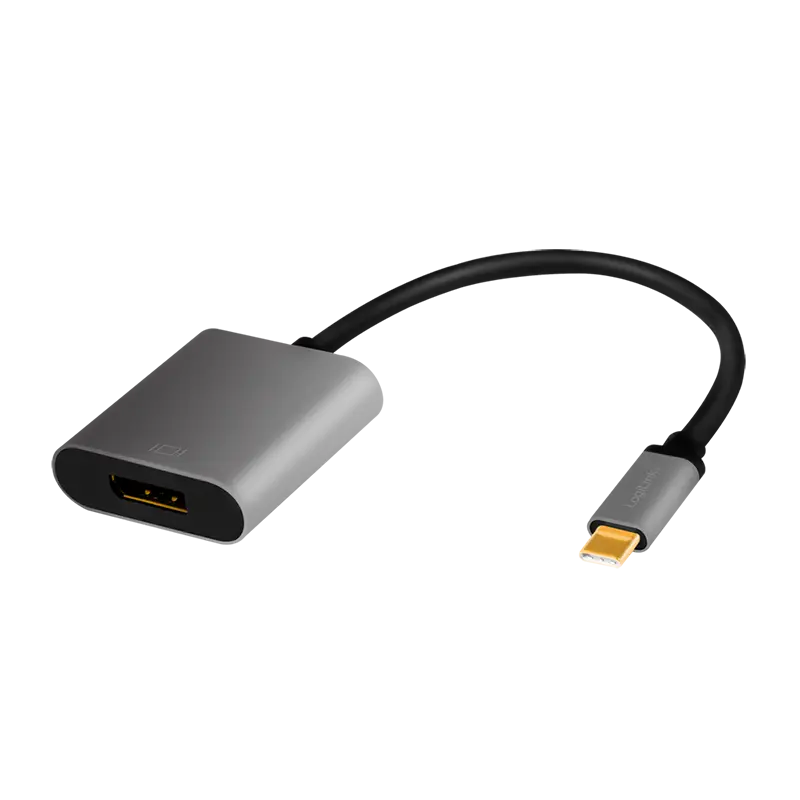USB-C 3.2 (M) --> DP (F) 0.15m LogiLink 4K