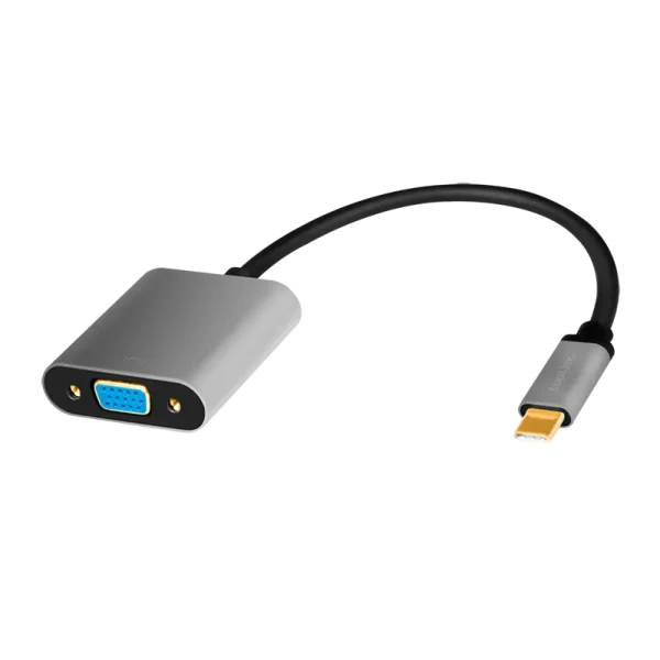 USB-C 3.2 (M) --> VGA (F) 0.15m LogiLink 1080p