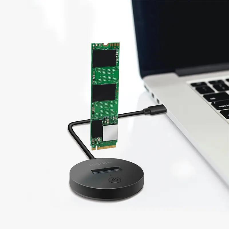 Adapter M.2 NVMe/SATA (F) --> USB 3.2-C (M) LogiLink - Afbeelding 4