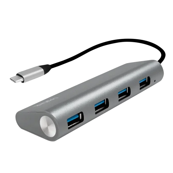 LogiLink 4 Port, USB-C --> USB-A 3.0 Passief