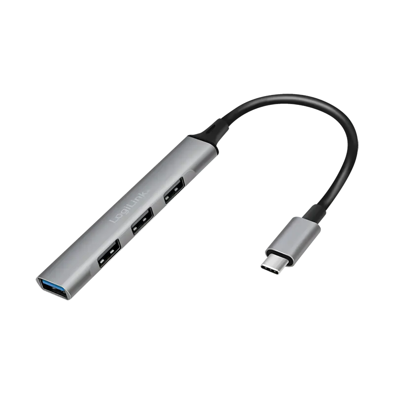 LogiLink 4 Port, USB-C --> 1xUSB-A 3.2 + 3xUSB-A 2.0