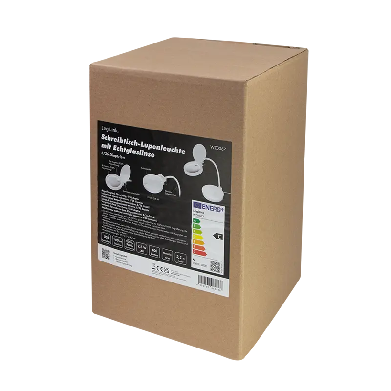 LogiLink Loeplamp incl. 8 & 36 dioptrie - tafelmodel - Afbeelding 8